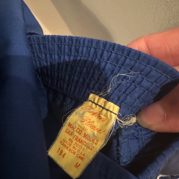 Vintage Blue Partner Please by Malco Modes Square Dance Set Size M w/ Bloomers - Picture 8 of 8